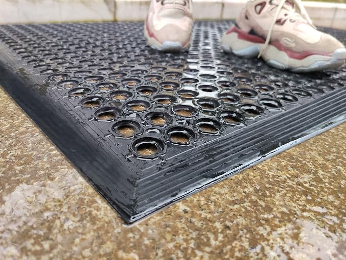 Uniboho Outdoor Rubber Floor Mats Anti Slip Restaurant Commercial Kitchen - Image 8