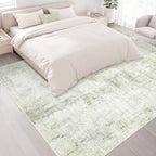 Area Rugs 9x12 Living Room: Washable Rug Modern Abstract Large Rugs Soft Non - Image 4