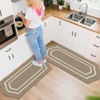 COSY HOMEER Kitchen Rugs and Mats Sets of 2PCS Non Slip Kitchen Mats - Image 7