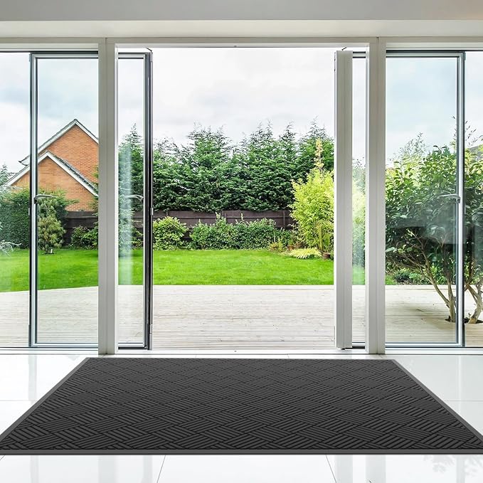 Durable Indoor Outdoor Door Mat, Non-Slip Backing, Stain and Fade Resistant - Image 9
