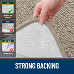 OLANLY Small Bathroom Rugs 24x16, Extra Soft Absorbent Chenille Bath Rugs - Image 6