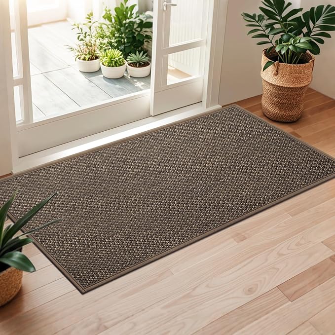 LEKEEPGO Long Door Mat 24"x59", Non Slip Door Mat Indoor Entrance, Rubber - Image 8