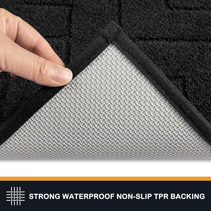 PURRUGS Dirt Trapping Door Mat 24" x 84", Non-Slip Machine Washable Entry Rug - Image 4