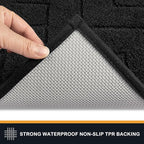 PURRUGS Dirt Trapping Door Mat 24" x 84", Non-Slip Machine Washable Entry Rug - Image 4