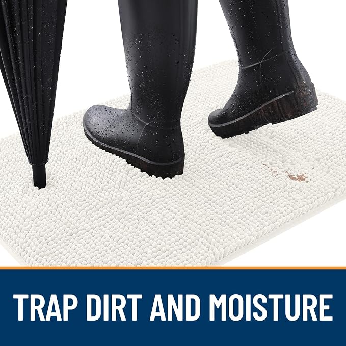 OLANLY Dog Door Mat for Muddy Paws 70x24, Absorbs Moisture and Dirt, Absorbent - Image 2