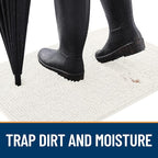 OLANLY Dog Door Mat for Muddy Paws 70x24, Absorbs Moisture and Dirt, Absorbent - Image 2