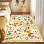RELEANY Floral 5x7 Area Rugs Washable Print Boho Cute Carpet Non Slip Flower - Image 9
