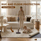 Rug Pad 4 x 6 Ft Non-Slip, Felt and Natural Rubber Backing, 1/4" Thick - Image 2