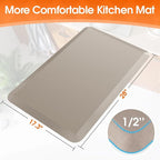TranquilRelax Kitchen Mat, 17.3''x28'' | Cushioned Thick Floor Comfort - Image 2