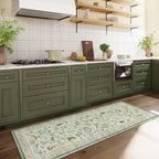 Machine Washable Kitchen Runner Rugs: 2'6"x8' Hallway Runner Non Slip Low Pile - Image 8
