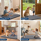 Smiry Dog Door Mat for Muddy Paws 24x16, Absorbent Dirt Trapper, Non-Slip - Image 7