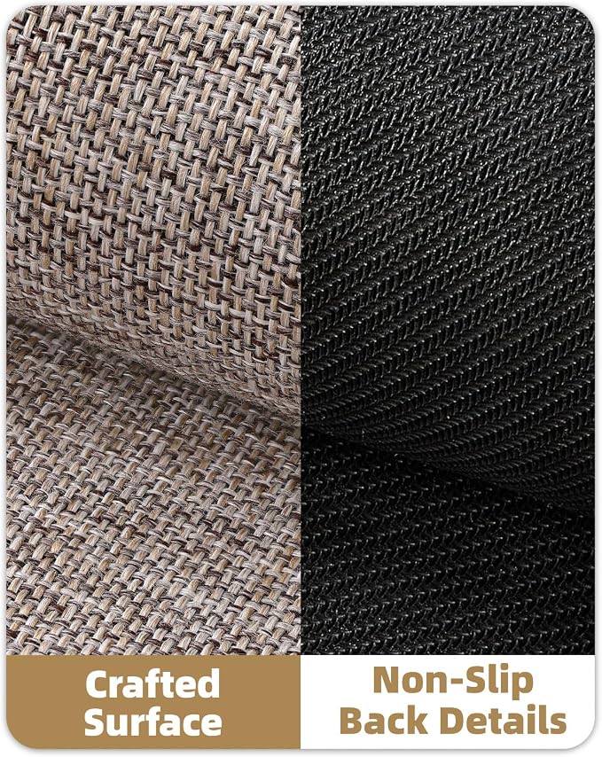Color&Geometry Ultra Thin Indoor Door Mat 24"x36", Non Slip Rubber Backed Dirt - Image 6