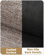 Color&Geometry Ultra Thin Indoor Door Mat 24"x36", Non Slip Rubber Backed Dirt - Image 6