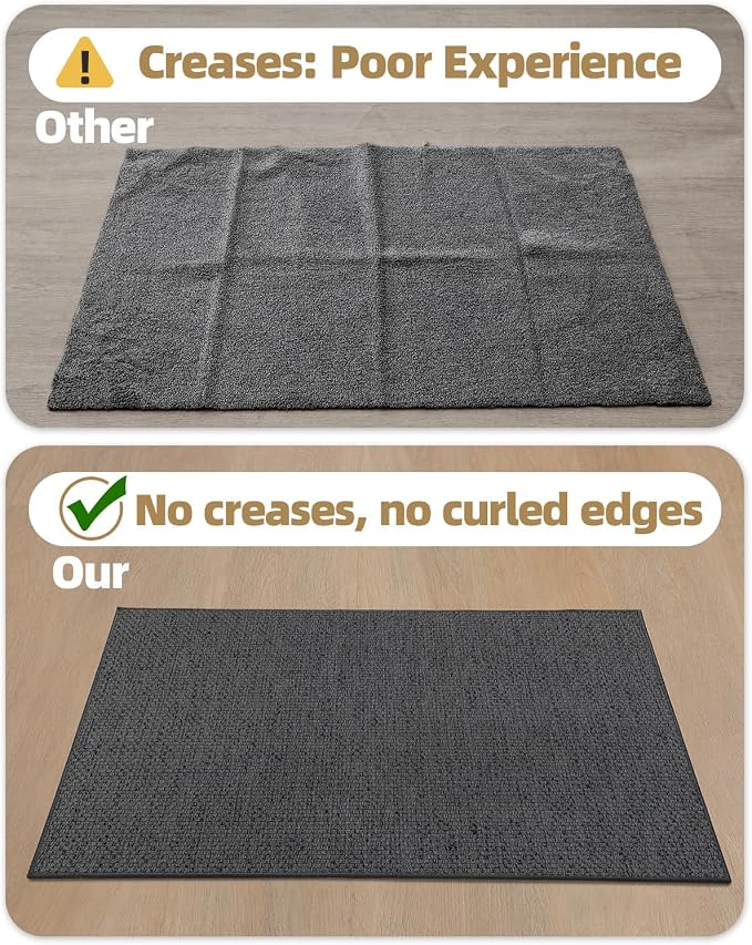 Color&Geometry Ultra-Thin Indoor Door Mat, Washable Doormat - Image 5