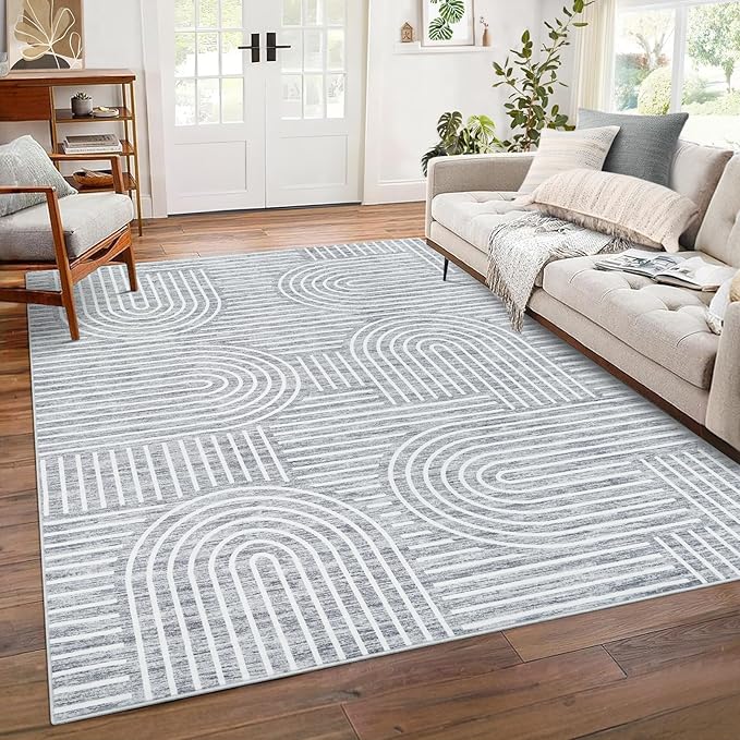 ROYHOME Washable Rug 5x7 Area Rugs by ROYHOME