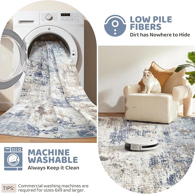 UERMEI 5x7 Area Rug Living Room Rugs - Image 8