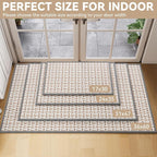 Indoor Door Mat 36x60 Dirt Resistant and Absorbent, Non-Slip Rubber Backing - Image 2