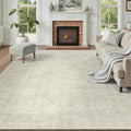 DCX 6x9 Beige Rug, Kid & Pet Friendly by DCXWashableRug