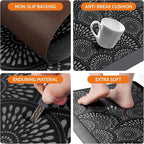 Mattitude 4/5 Inch Kitchen Mat, 17.3x59in Heavy Duty Ergonomic Comfort Foam - Image 4