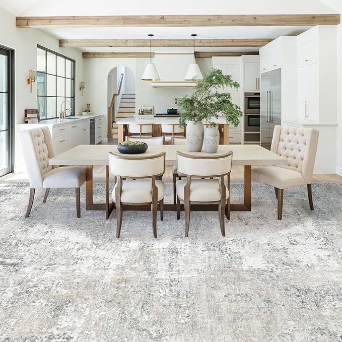 XLUEZ 10x14 Area Rugs for Living Room, Washable Modern Abstract Large Area Rug - Image 5