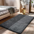 Fluffy Rug Shag Area Rug, Small Bedside Rug, Soft Fluffy Shag Entryway Throw by Yongyangjuxi