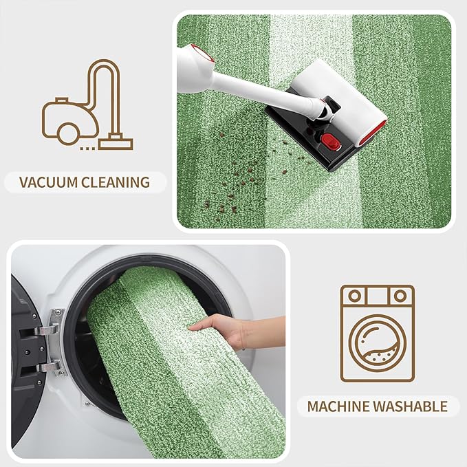 Kitinjoy Indoor Outdoor Door Mat, 40x24 Non-Slip Absorbent Dirt Trapper - Image 5