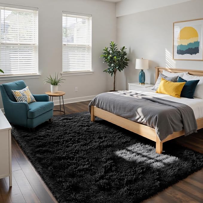 yongyangjuxin Fluffy Rug Shag Area Rug, Large Shag Area Rugs - Image 2