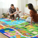 Kids Rug for Playroom, 4x6 ABC Educational Carpet for Classroom, Fun Alphabet - Image 6