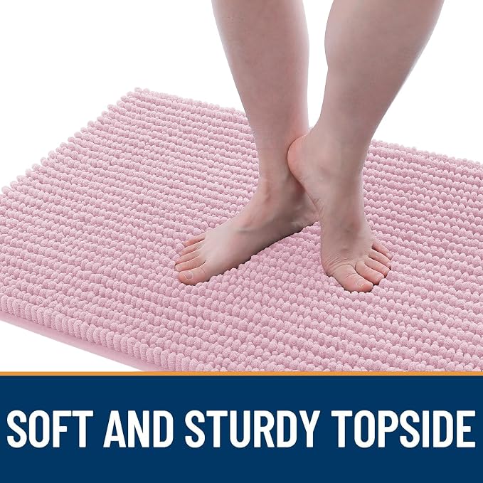 OLANLY Dog Door Mat for Muddy Paws 47x24, Ultra Absorbent Chenille Mud Doormat - Image 3