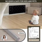 Clear Plastic Floor Mat for Under Dining Table, Anti-Spill Hard Floor Protector - Image 4