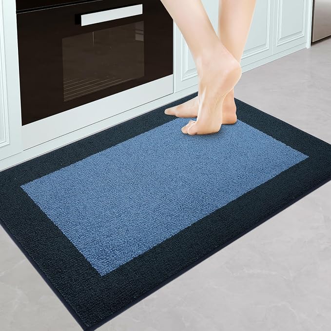 Machine Washable Throw Rug 24" x 36", Non Slip Kitchen Mat by Unknown