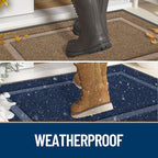 OLANLY Front Door Mat Indoor Outdoor Entrance, Waterproof All-Season, - Image 4