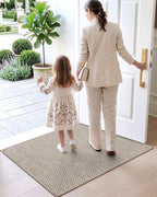 DEXI Ultra Thin Door Mat Indoor Entrance 17x30, Non Slip Rubber Backed Entryway - Image 9