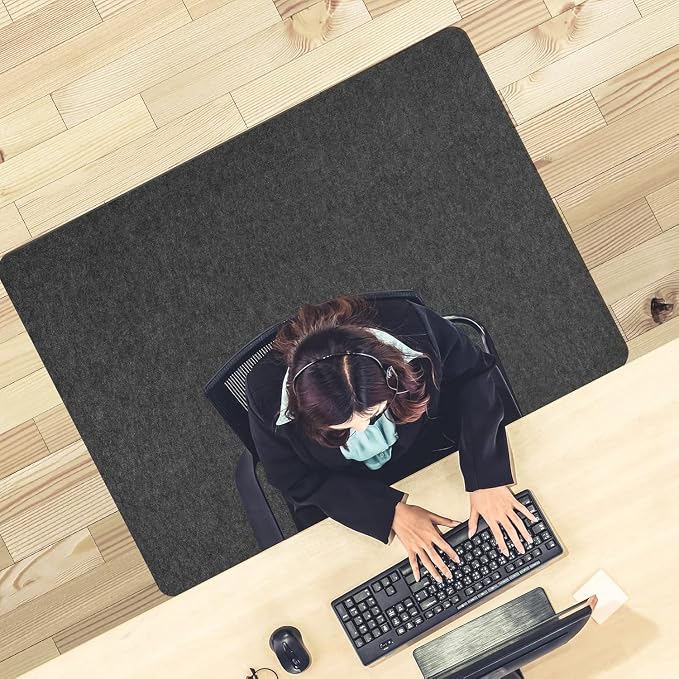 Placoot Desk Chair Mat for Hardwood Floor & Tile 55"x35" Office Chair Mat for by PlacootChairMat