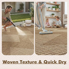 MontVoo-Outdoor Rug Carpet Patio Rug 6x9 ft Polypropylene Indoor Outdoor Rugs - Image 3