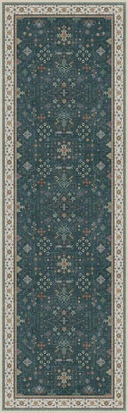 Dark Green Washable Kitchen Runner Rug, Stain Resistant Rugs - Image 8