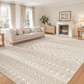 Miukiki 8x10 Area Rug for Living Room Moroccan Washable Rugs Non Slip Indoor by Miukiki