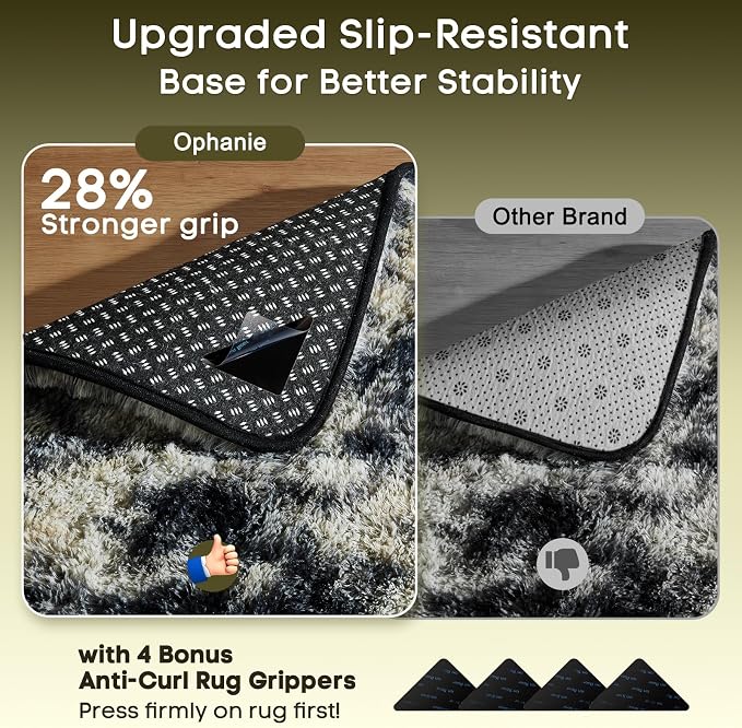 Ophanie 6x9 Black Gold and Grey Area Rugs - Image 4