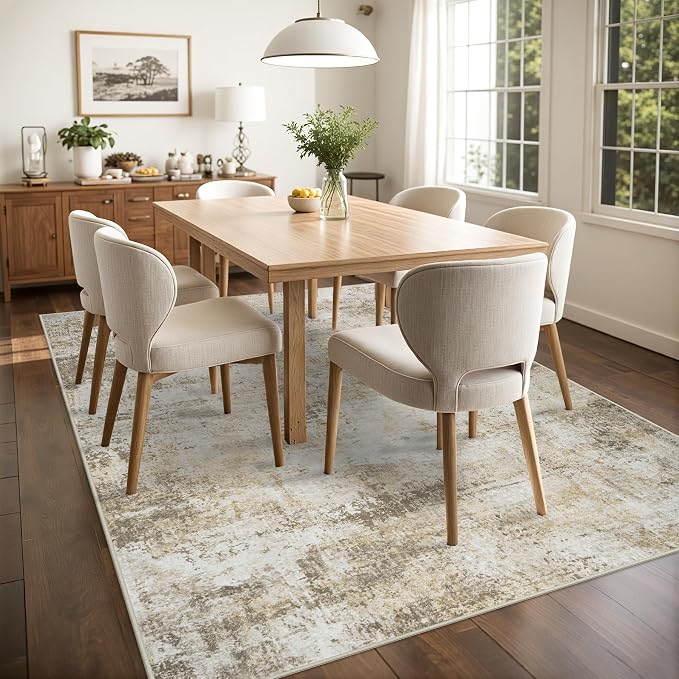9x12 Area Rugs Living Room Rugs: Large Washable Rug - Image 3