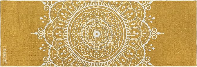 Hand Woven 100% Cotton Yoga Mat- Thick Handloom Made in India- by TheHomeTalk