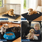 OLANLY Dog Door Mat for Muddy Paws 47x24, Ultra Absorbent Chenille Mud Doormat - Image 7