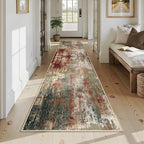 RELEANY Washable Area Rugs 2'6"x12 Non-Slip Modern Abstract Soft - Image 7
