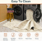 BESTSWEETIE Area Rug 6x9 Rug Machine Washable Non-Slip Low Pile Print Pattern - Image 2