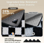 Ophanie Checkered Black & White Rug - Image 4