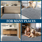 OLANLY Dog Door Mat for Muddy Paws 45x27, Absorbs Moisture and Dirt, Absorbent - Image 8