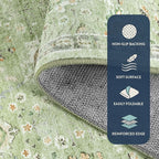 Lahome Flavie 5x7 Sage Green Rugs - Image 4