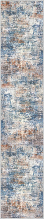 IOHOUZE Abstract Runner Rug 3x14 Ft Long Washable Runners - Image 10