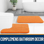 OLANLY Large Bathroom Rugs 50x30, Extra Soft Absorbent Chenille Bath Rugs - Image 7