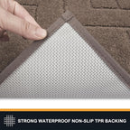 PURRUGS Dirt Trapping Door Mat 32" x 70", Non-Slip Machine Washable Entry Rug - Image 4