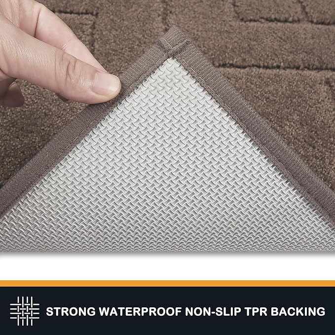 PURRUGS Dirt Trapping Door Mat 32" x 70", Non-Slip Machine Washable Entry Rug - Image 4